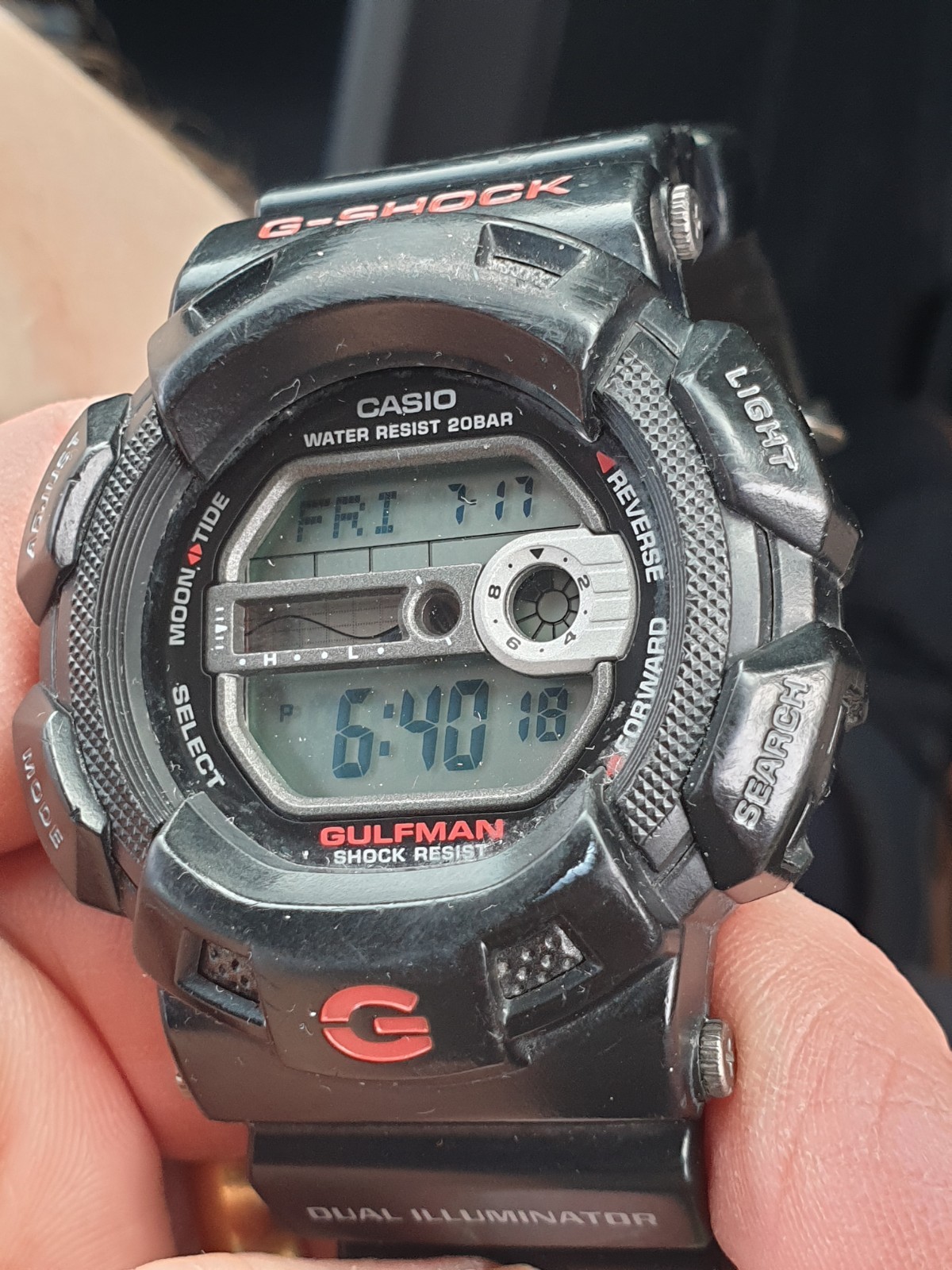 Casio G-Shock Gulfman Men’s Digital Watch G9100 Quartz
