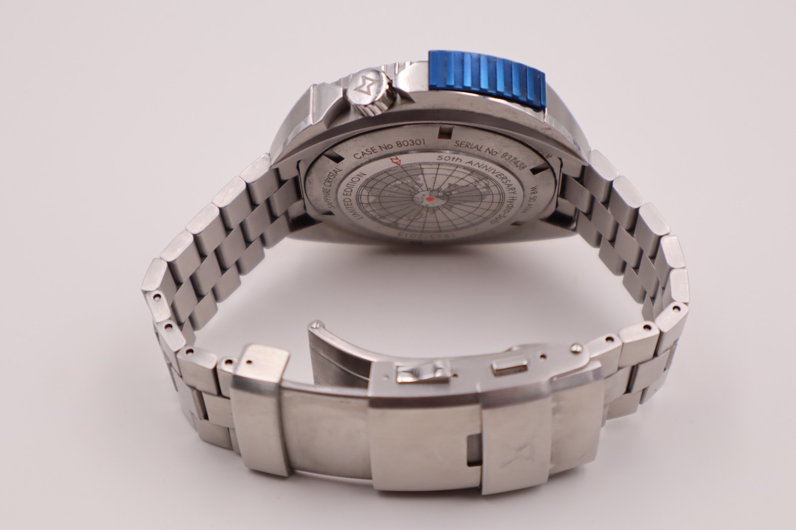 Edox Hydro-Sub North Pole LE 332/515 Automatic 46mm Full Set + Rubber Strap