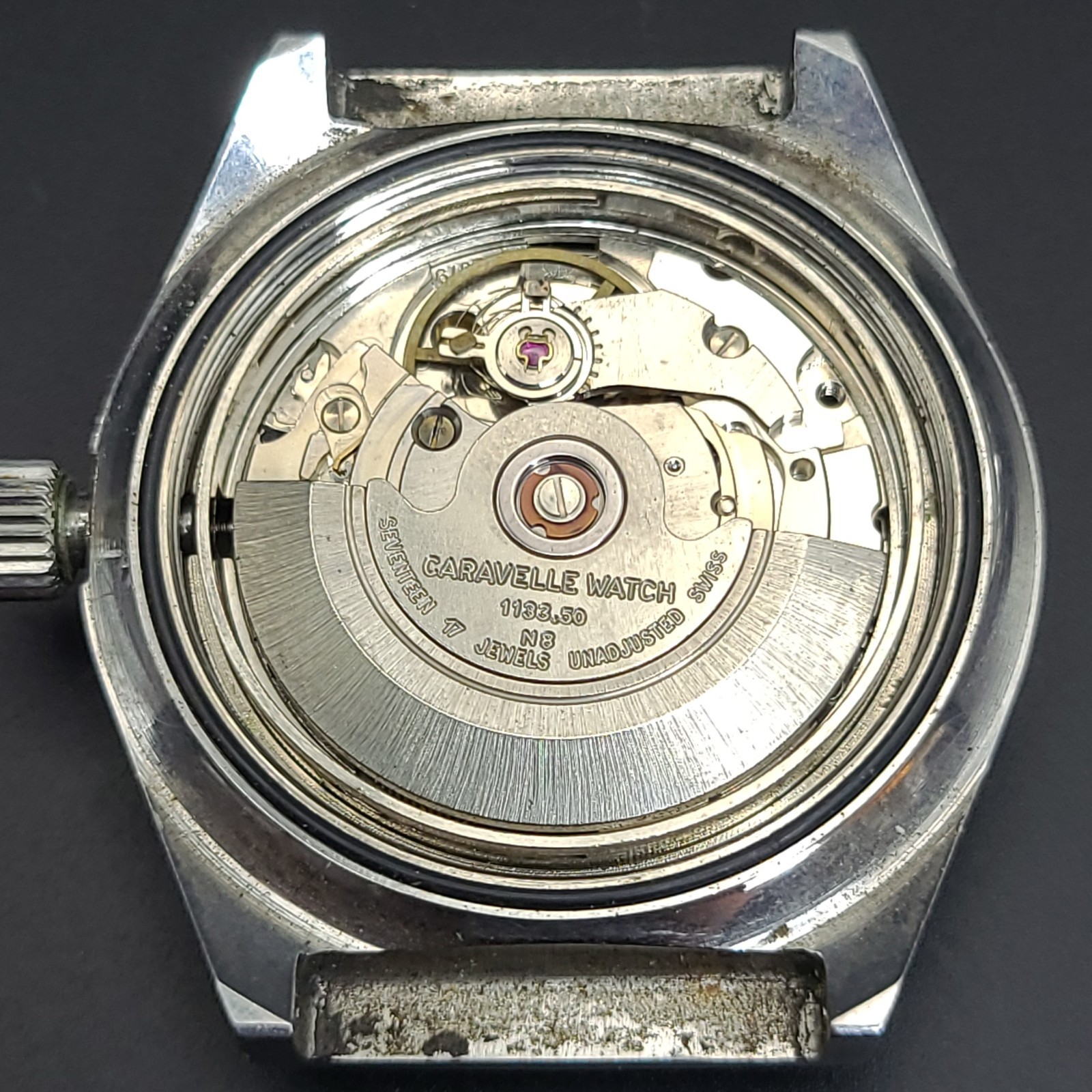 Vintage 1978 Caravelle Set-O-Matic Devil Diver 666ft Automatic Watch Part Repair