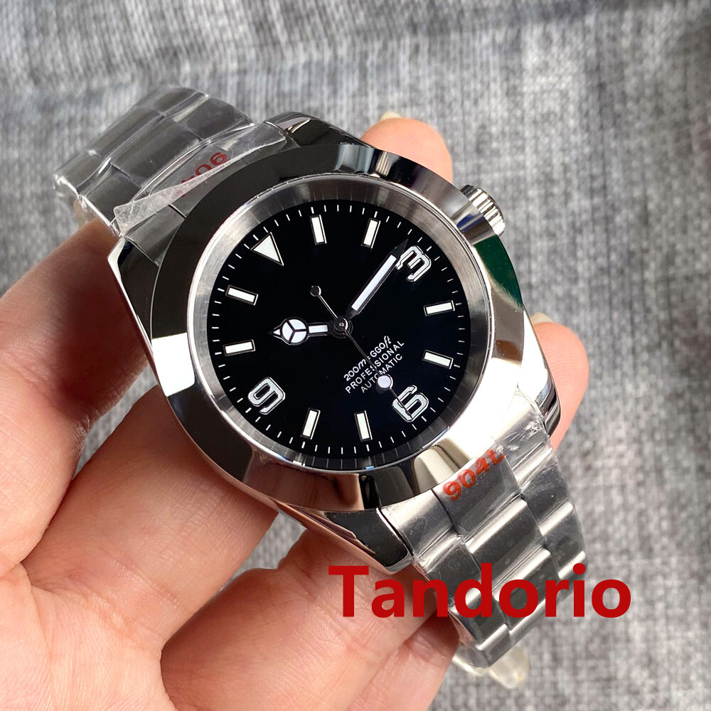 Bliger 36mm/39mm Sapphire Glass NH35A PT5000 Automatic Men Watch Luminous Oyster