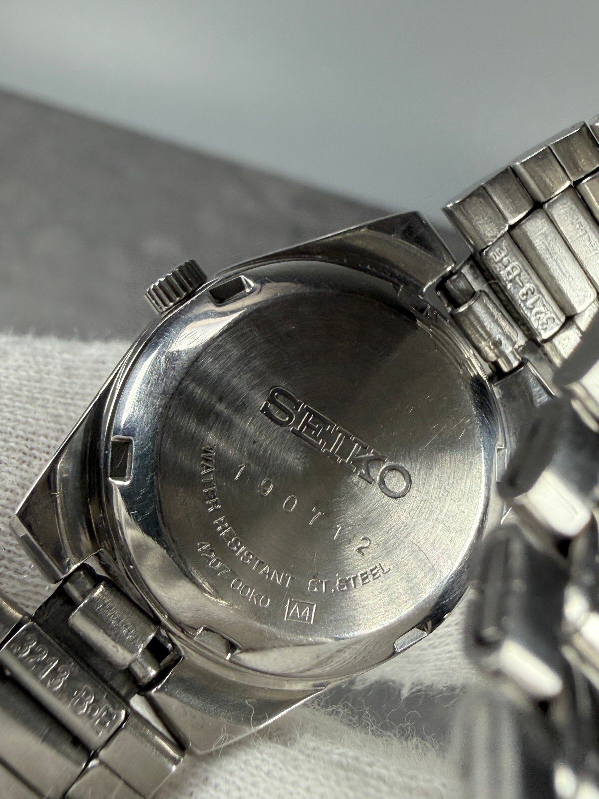 Seiko 5 4207-00K0 Automatic 23mm Black Dial Ladies Watch Day Date Japan