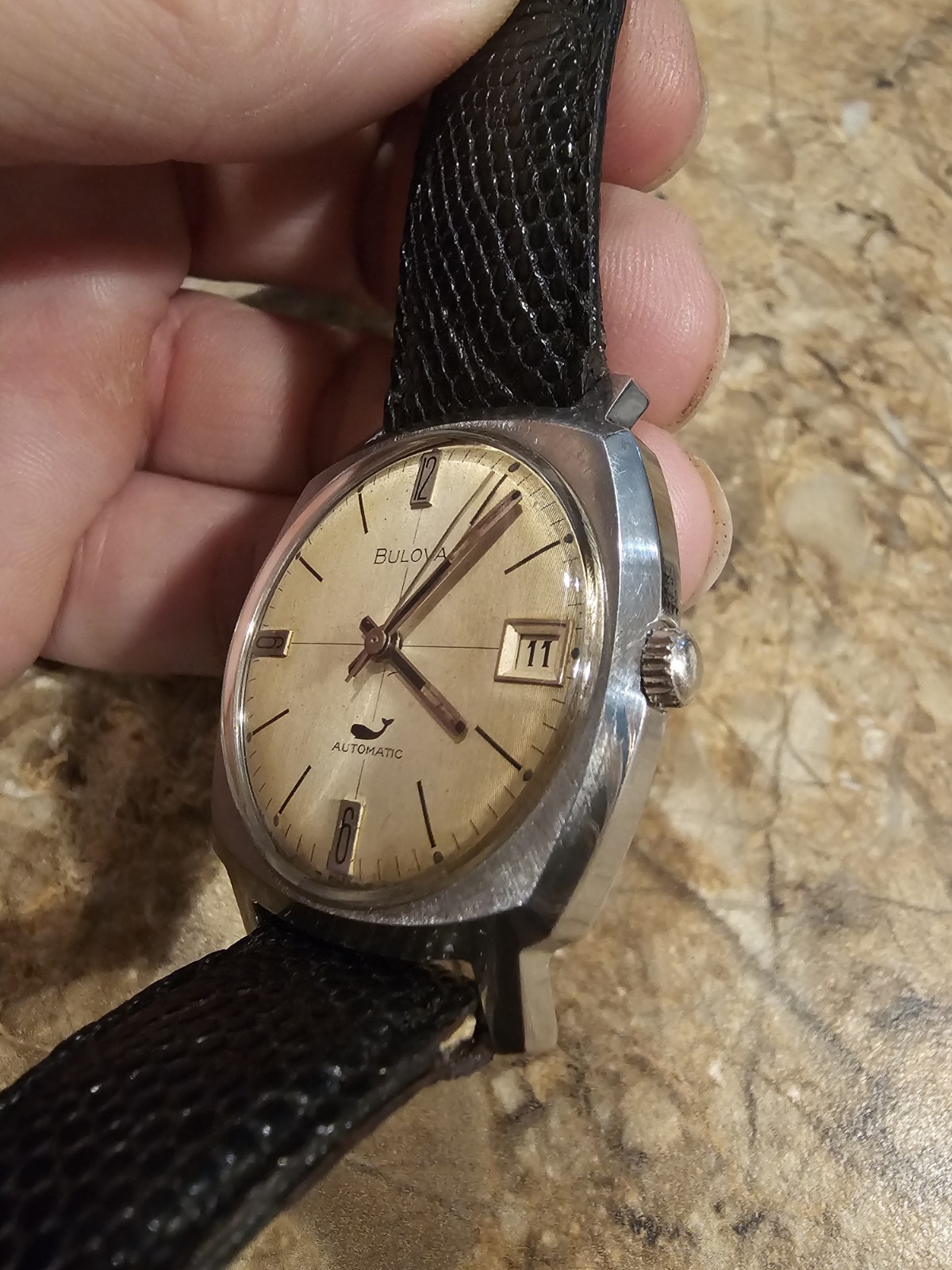 Bulova Sea King Champagne Men’s Watch – 11ANACB