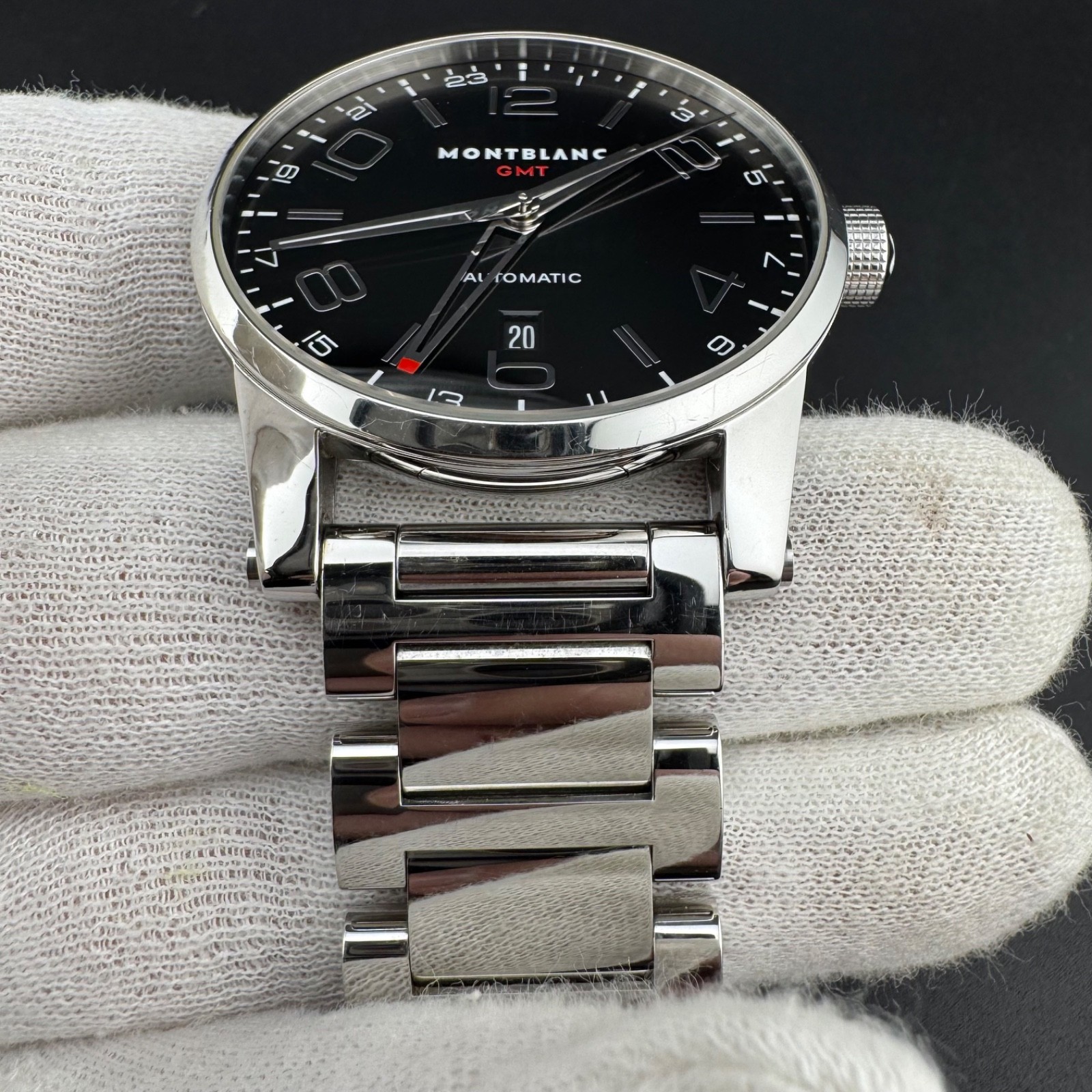 MONTBLANC TimeWalker GMT REF 7081 42mm Automatic Watch NO TARIFF