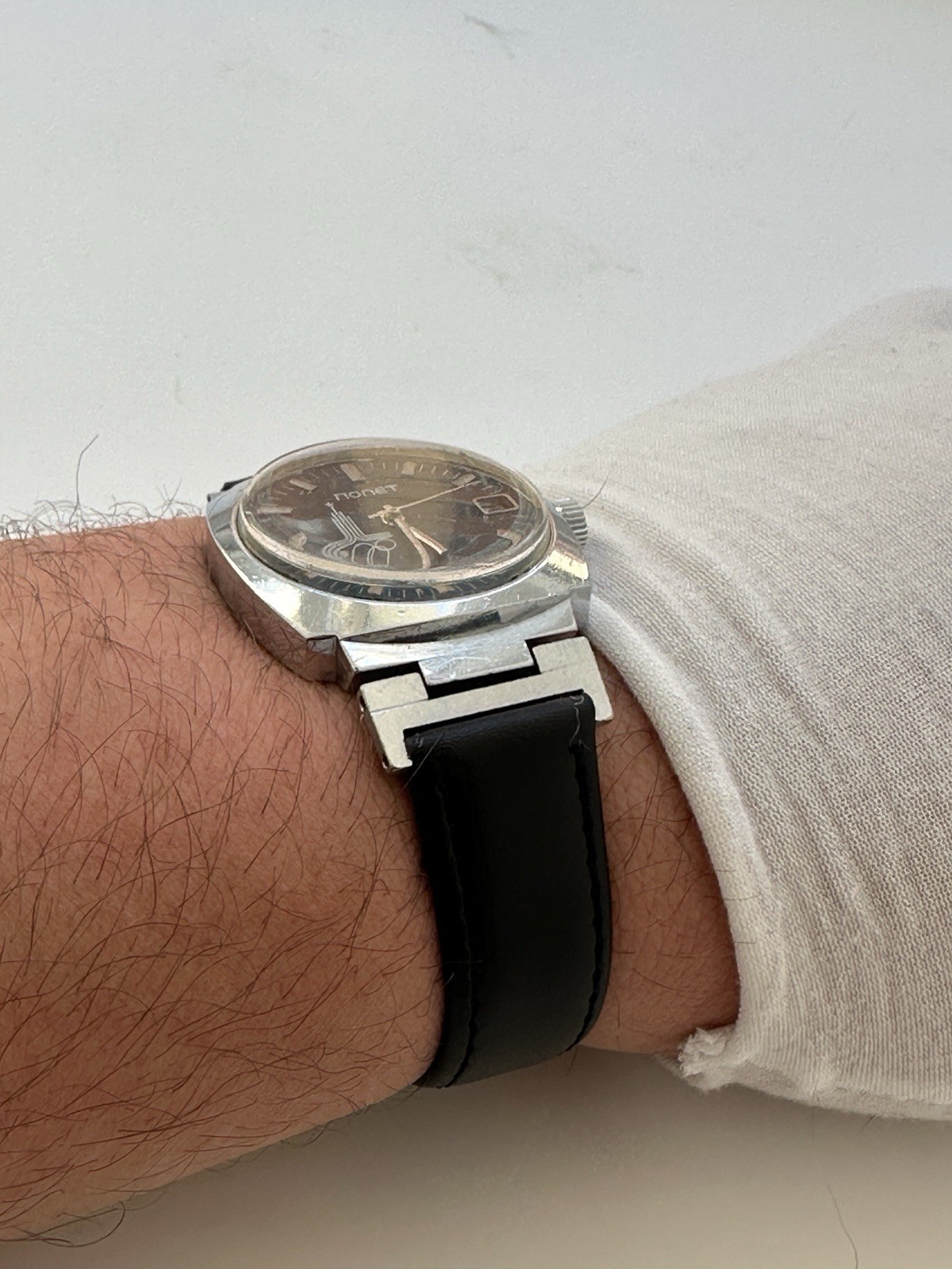 Poljot Olympian Congress USSR Wrist Watch 2614.2H 17 Jewels 1980s