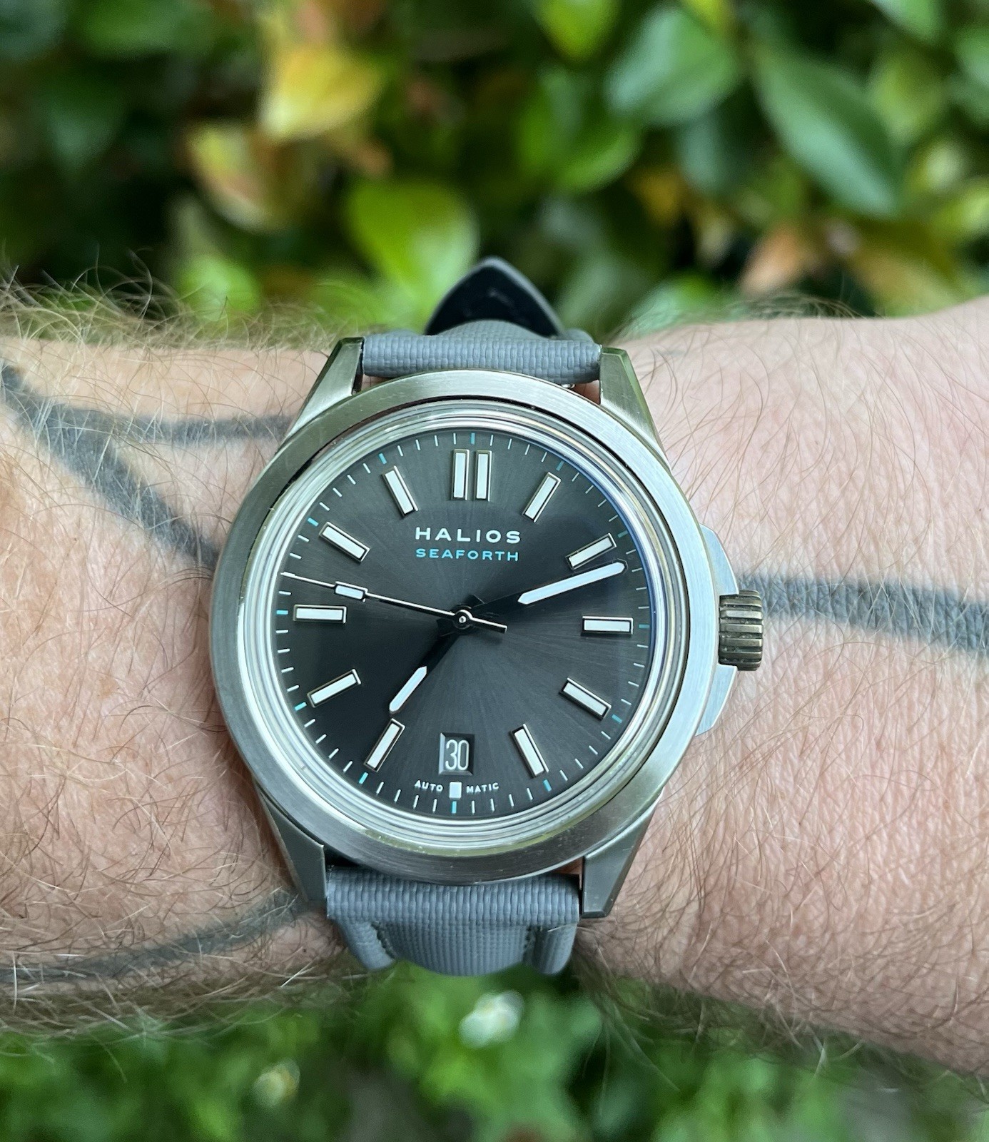 Halios Seaforth Men’s Automatic Watch Gray