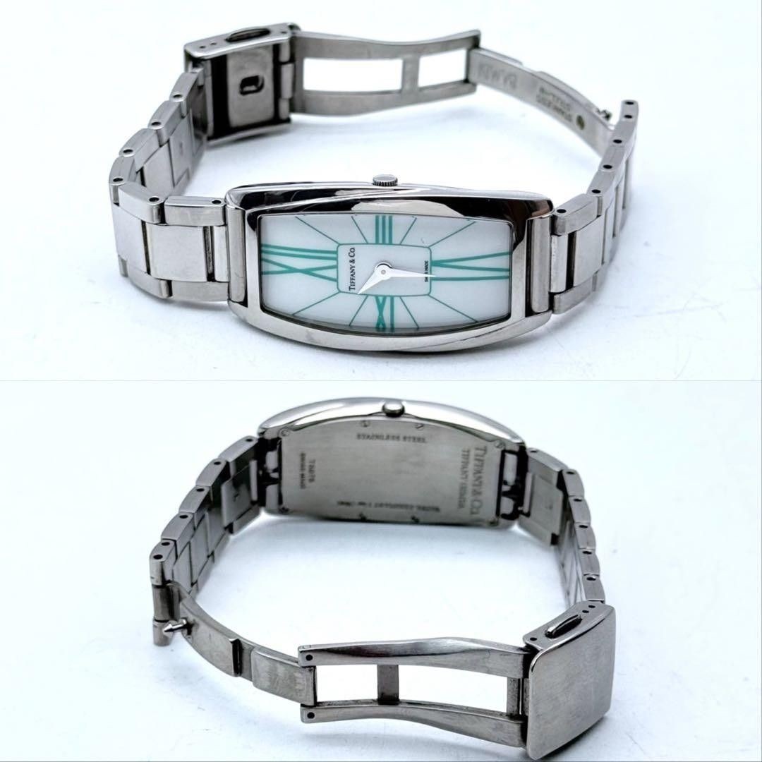 [B1P] Tiffany Gemea Roman Tiffany Blue Dial Ladies Quartz Watch [k8z]
