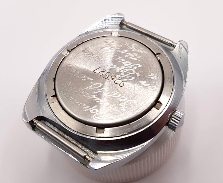 VINTAGE SOVIET RUSSIA USSR WRIST MENS WATCH POLJOT MECHANICS RARE WORKING