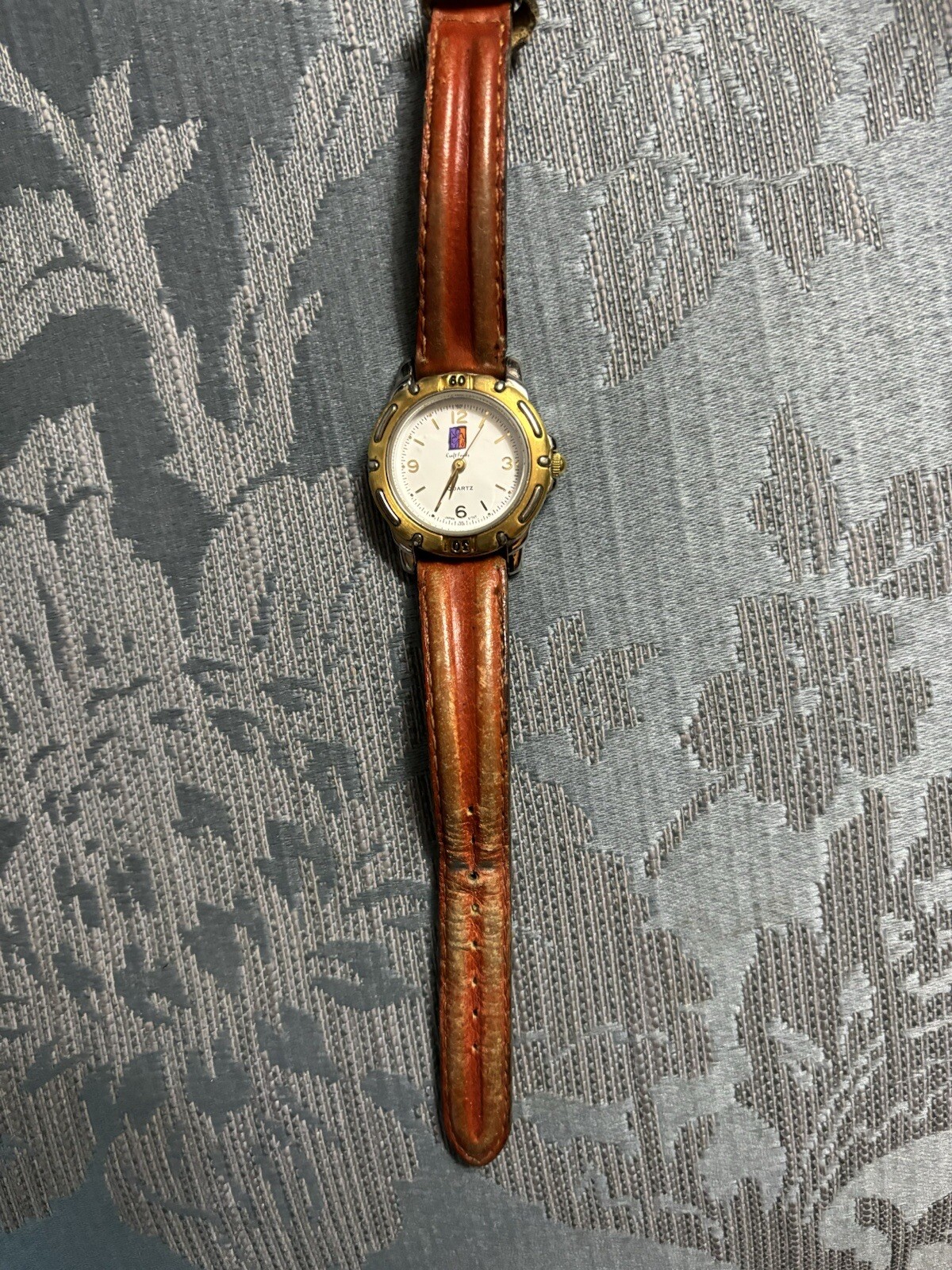 Vintage Kraft Foods Quartz Watch with Leather Strap