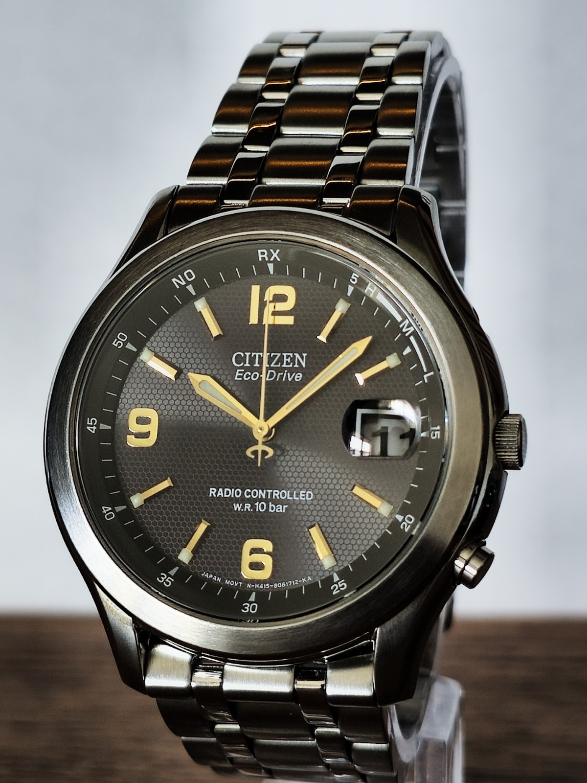 [MINT] Citizen Eco-Drive JDM Solar Radio Black Dial 39mm – US Seller