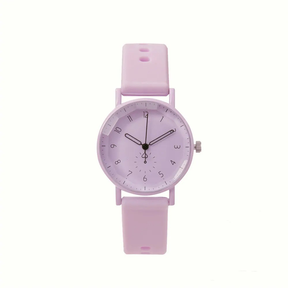 Pink Digital Simple Women Dresses Brand Watches Fashion 2023 New Casual Silicone