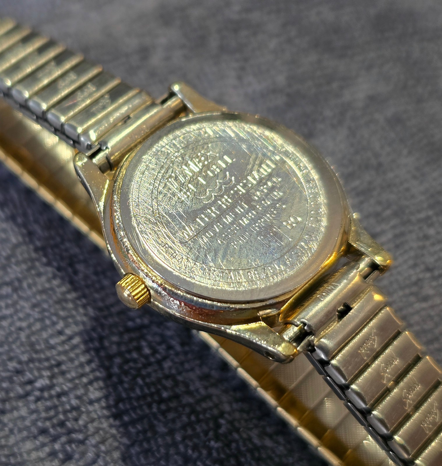 Vtg 1994 Timex Watch, Small Watch, 364 T Cell, Sun & Moon, 24 mm, Japan Movement