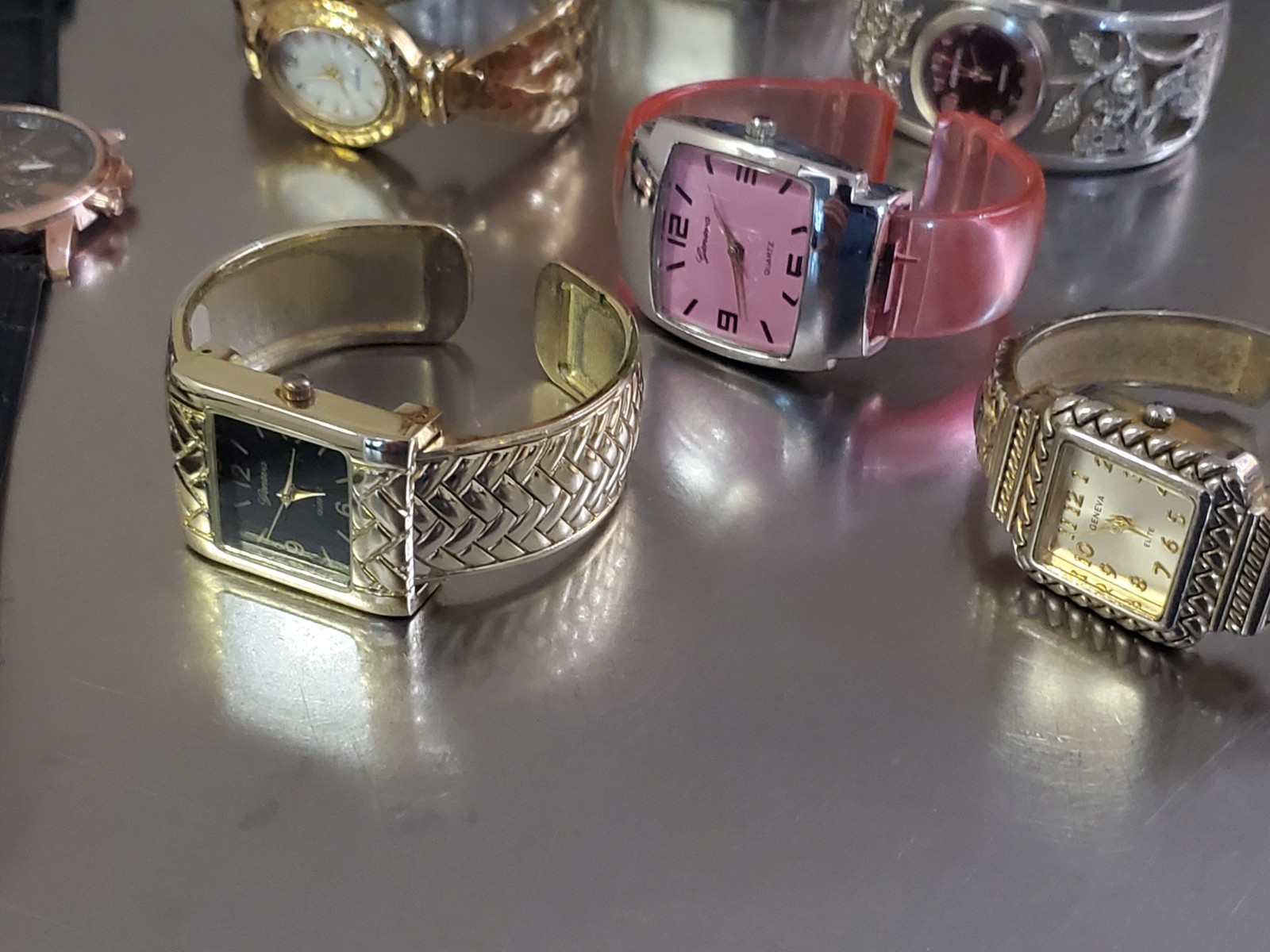Watch Lot Of 13: Geneva, Regent, Boca Classics, etc – Various Styles and Designs