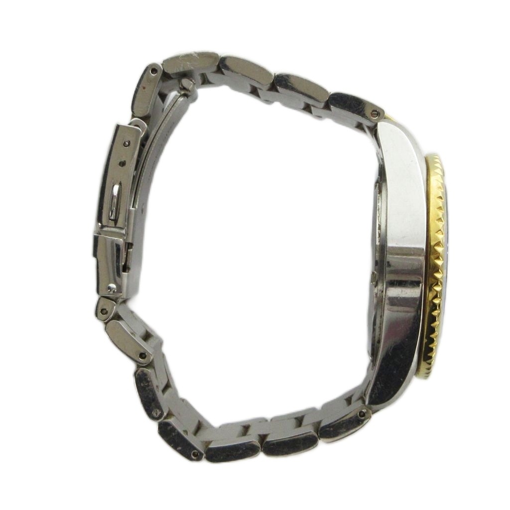 Technos TAM629 Quartz Men’s Watch 40mm Silver Gold Stainless Steel Clean