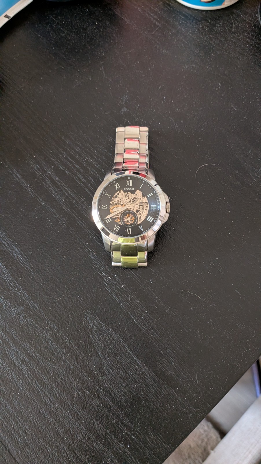 Fossil self winding ME3055 skeleton watch
