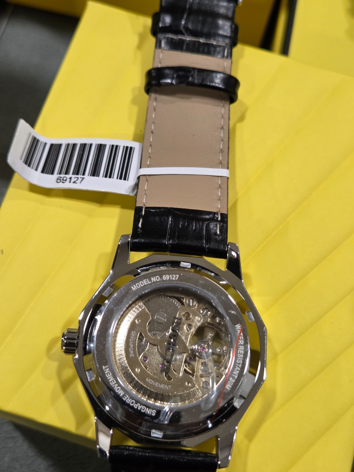69127 – Invicta AUTOMATIC Objet D Art Epigraph Men’s Watch w/ Skeleton Dial – 4