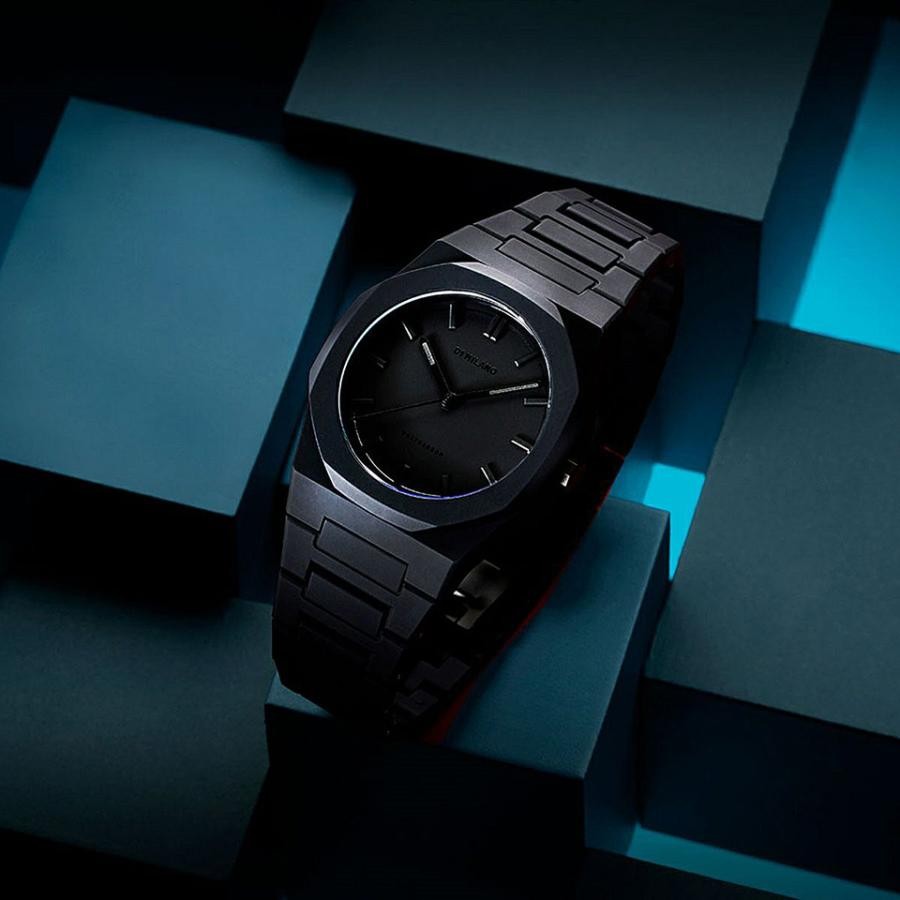 D1 MILANO Polycarbonate Men’s Watch PCBJ10 Shadow All Black 40.5 mm
