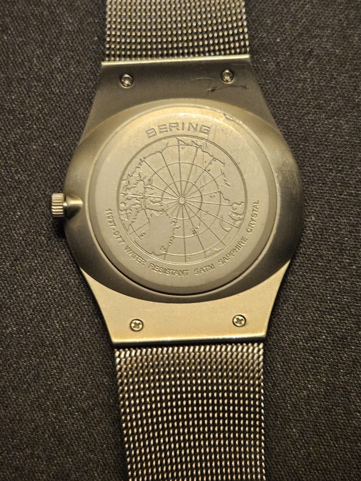 BERING 37mm ultra light, durable Titanium steel , 7mm super thin, sapphire glass