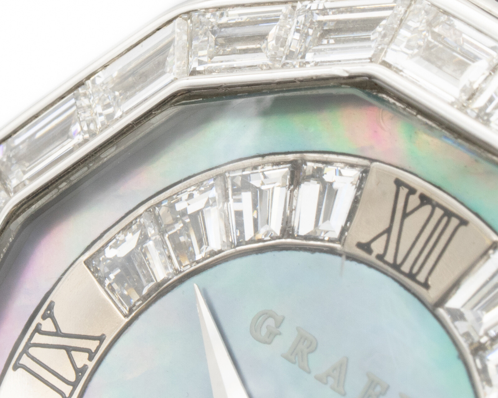 Graff London 36mm Diamond Ice Blue Mother-Of-Pearl Dial Watch