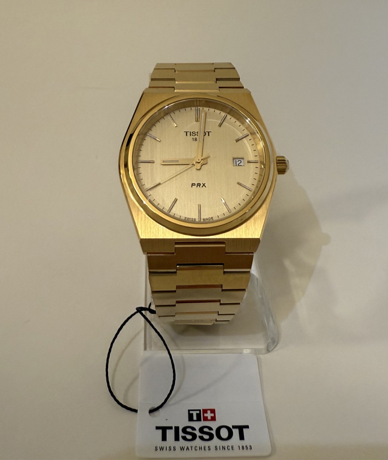Tissot PRX Gold Men’s Watch – T137.410.33.021.00