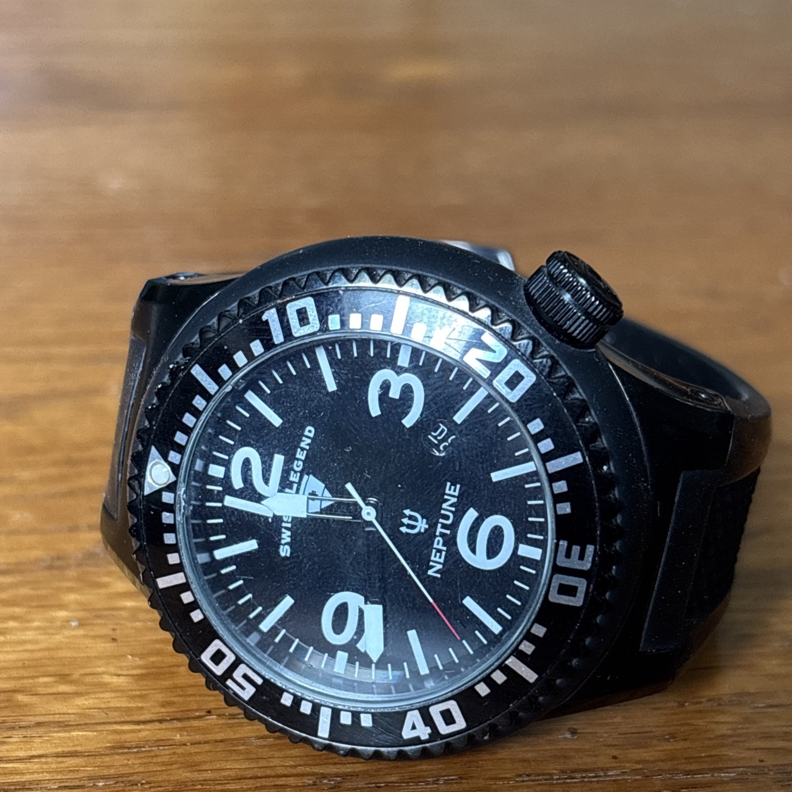 Swiss Legend Neptune Men’s Watch Black *needs new battery