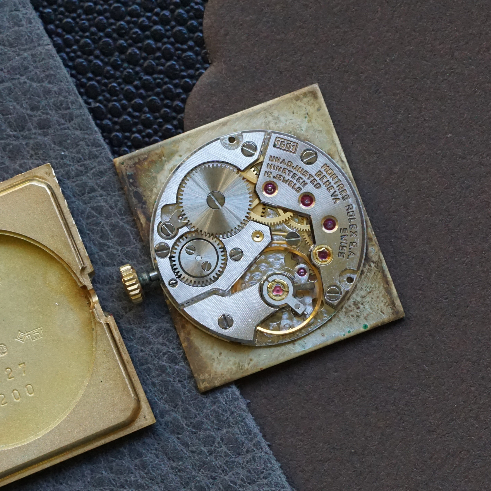 Rolex Cellini Ref. 4127 Hobnail 18k White Gold Manual Wind 1976