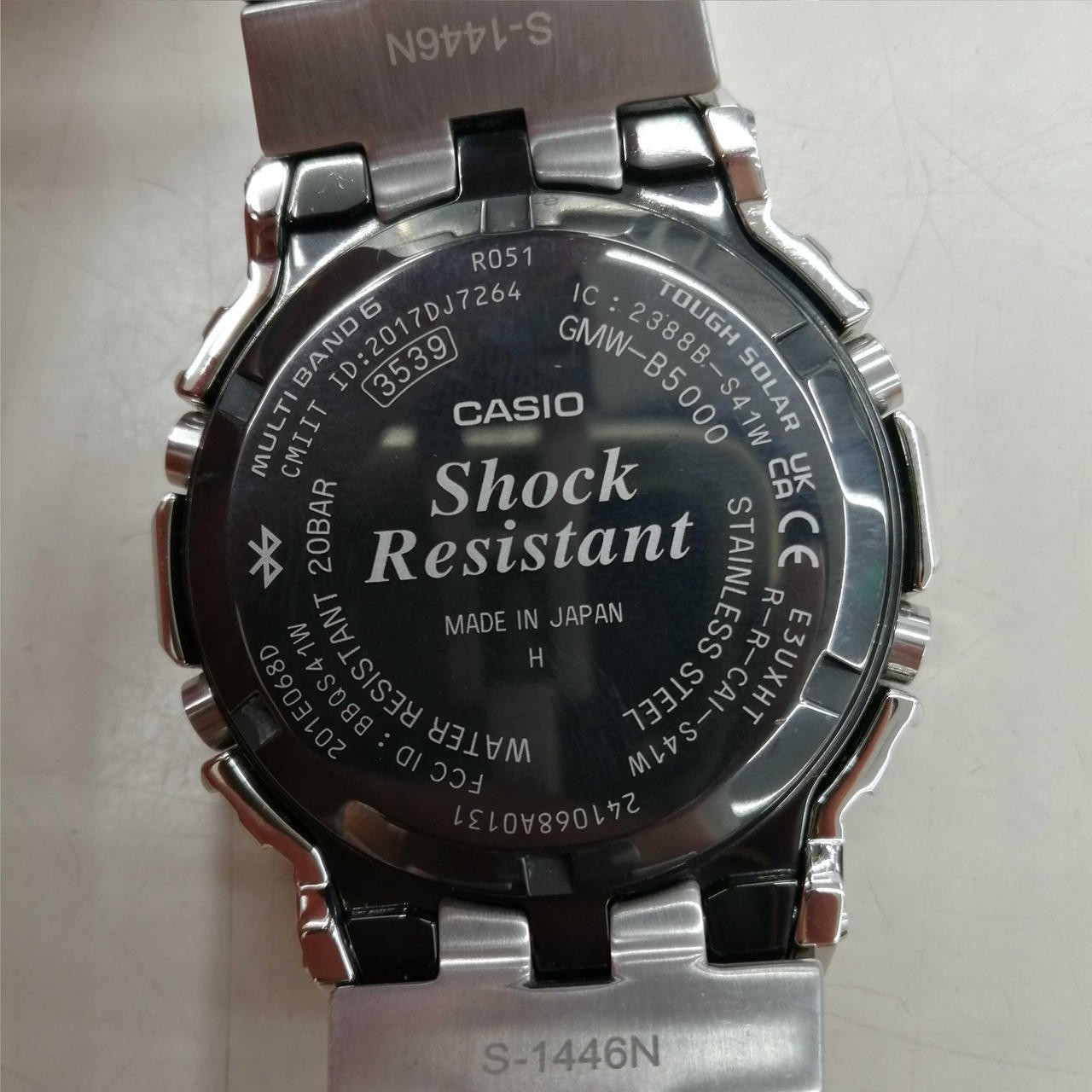 CASIO G-SHOCK GMW-B5000D-2JF Blue Watch Auth Japan