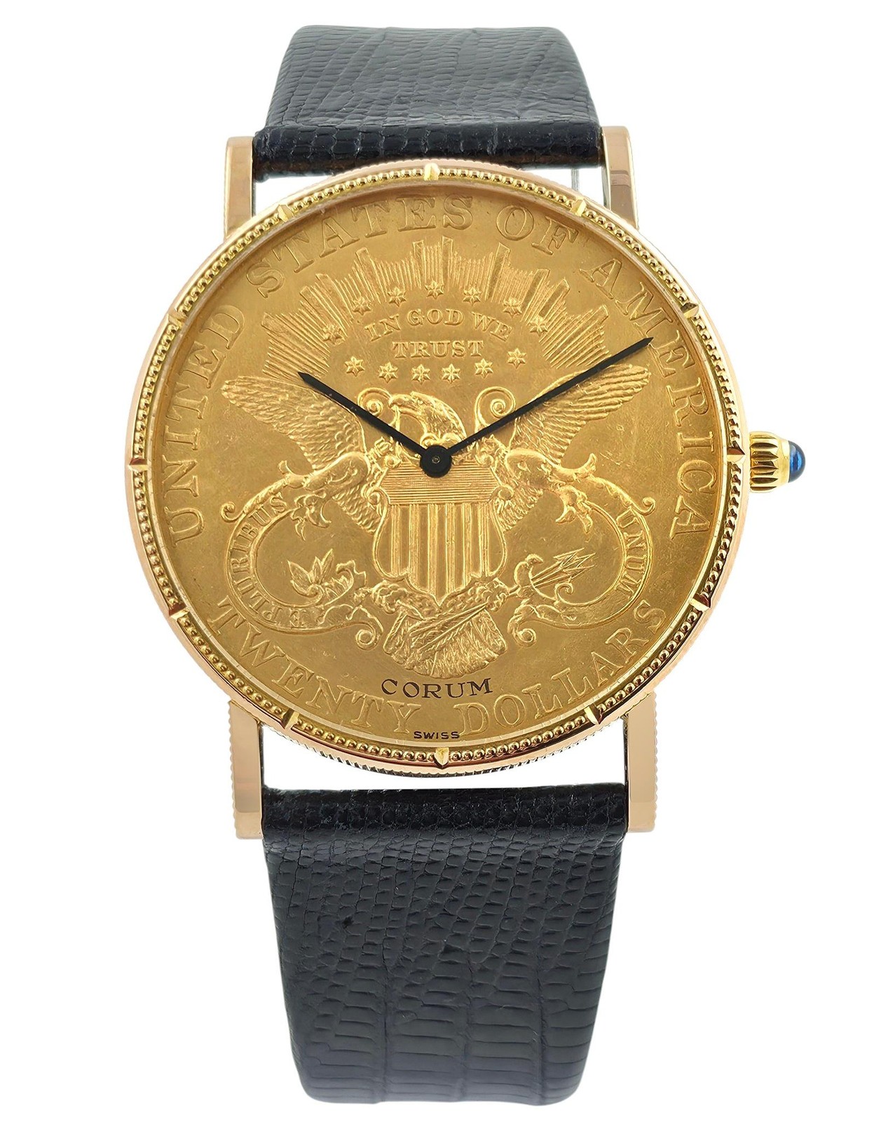 Vintage Corum $20 Liberty 1904 Head 22k Gold Coin 1904 34.5MM Manual Winding