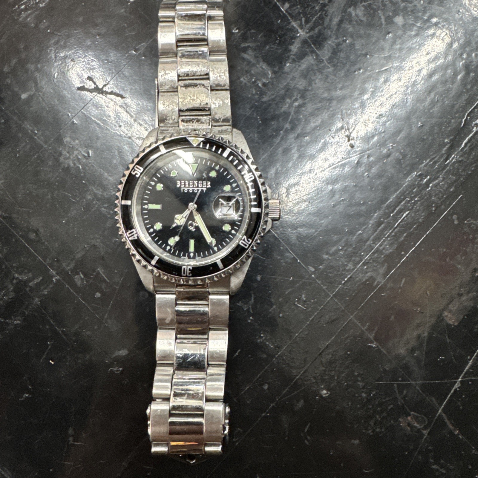 Watch Paul Vermot Sub WR200m 6789KO/210 Quartz Steel Very Discounted New