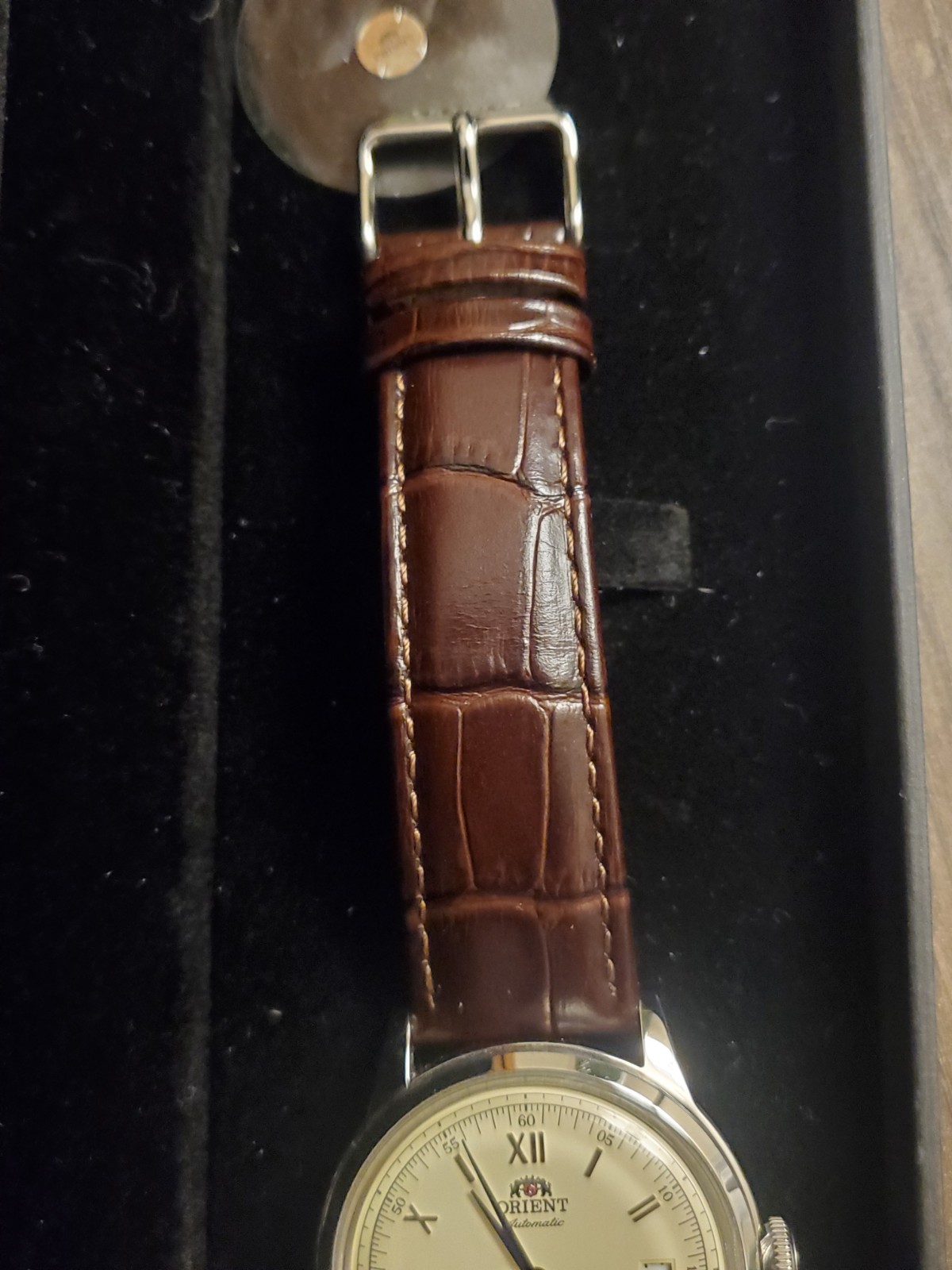 Orient Bambino 38mm Small Seconds Cream Dial RA-AP0105Y30B Automatic Men’s Watch