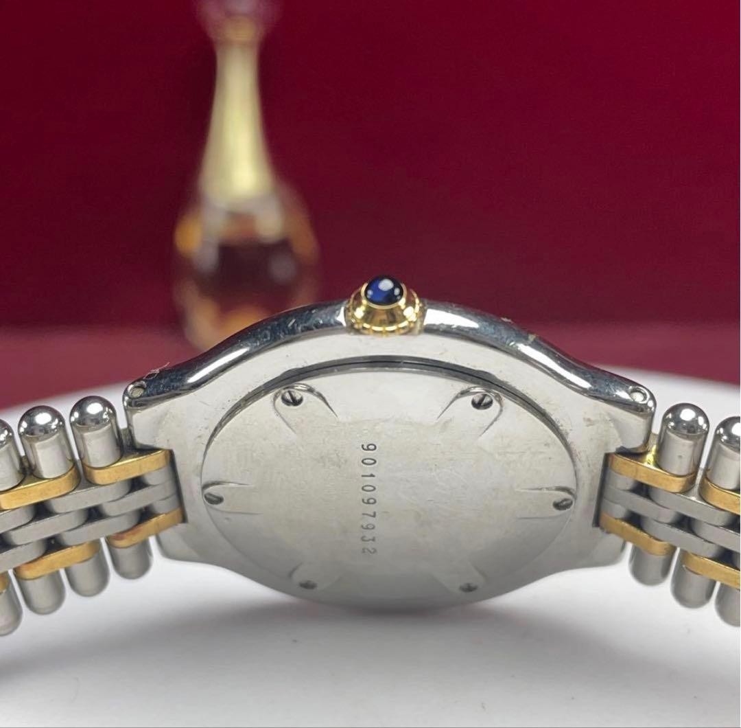Cartier Must 21 Vendôme Combi Quartz White Watch Japan Used 073013