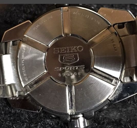 SEIKO 5 Sports Automatic Day Date 200M Watch
