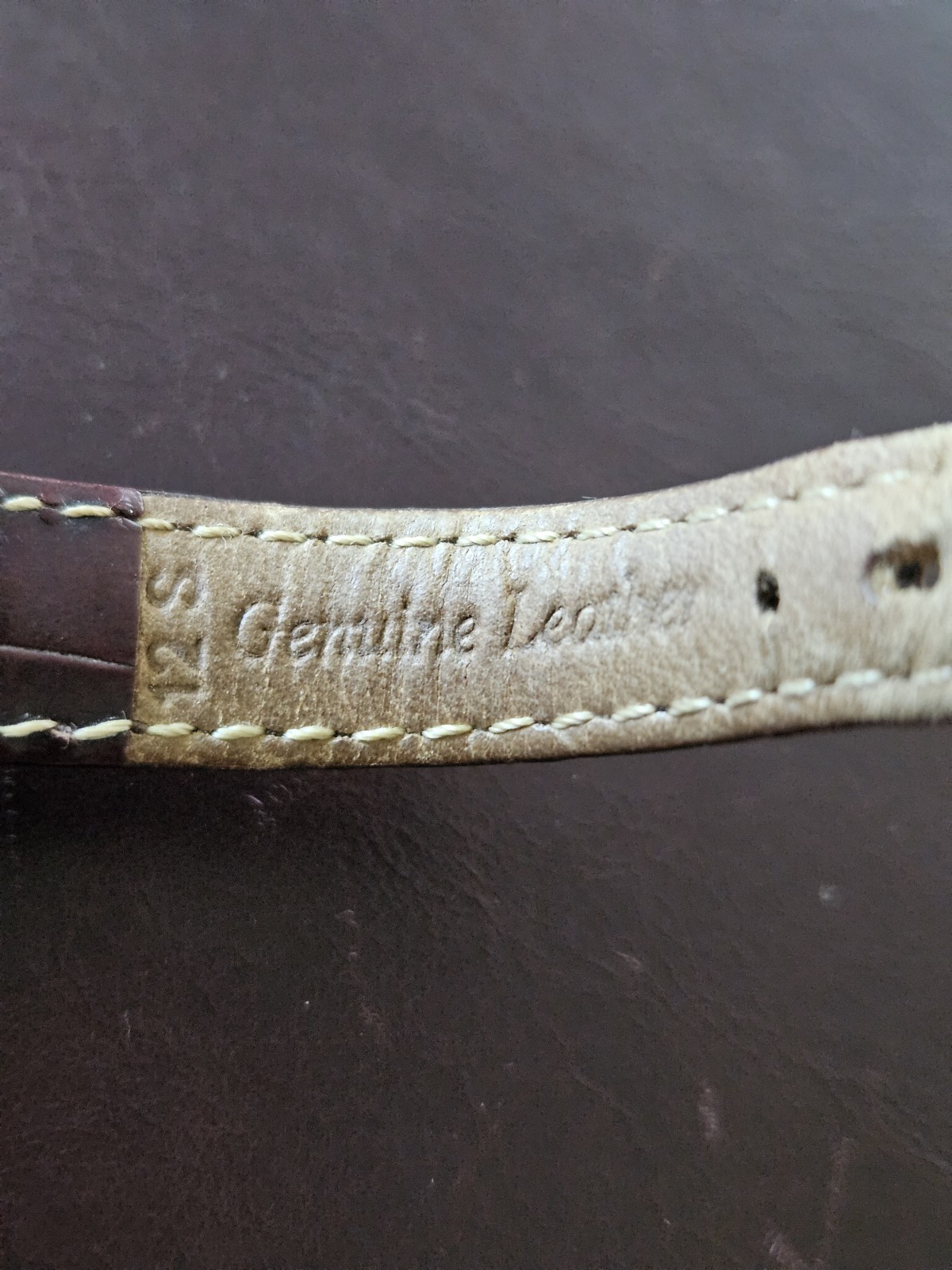 Fossil F2 Women’s Quartz Gold Tone Watch Brown Leather Band Date Roman Dial