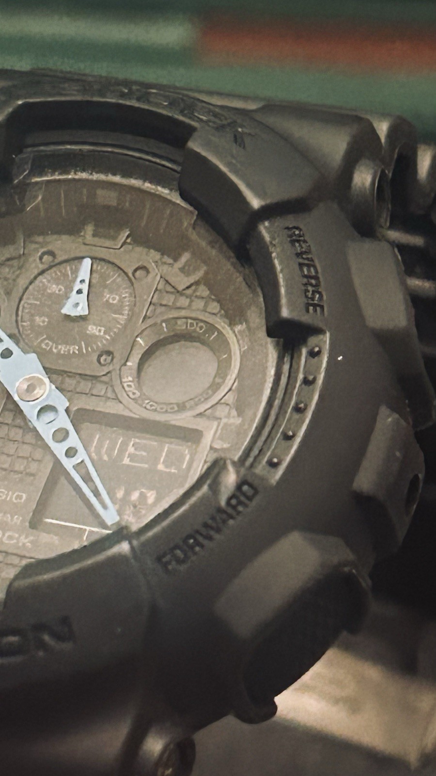 Casio G-SHOCK GA-100C Analog-Digital Quartz 55mm Black Resin 200m