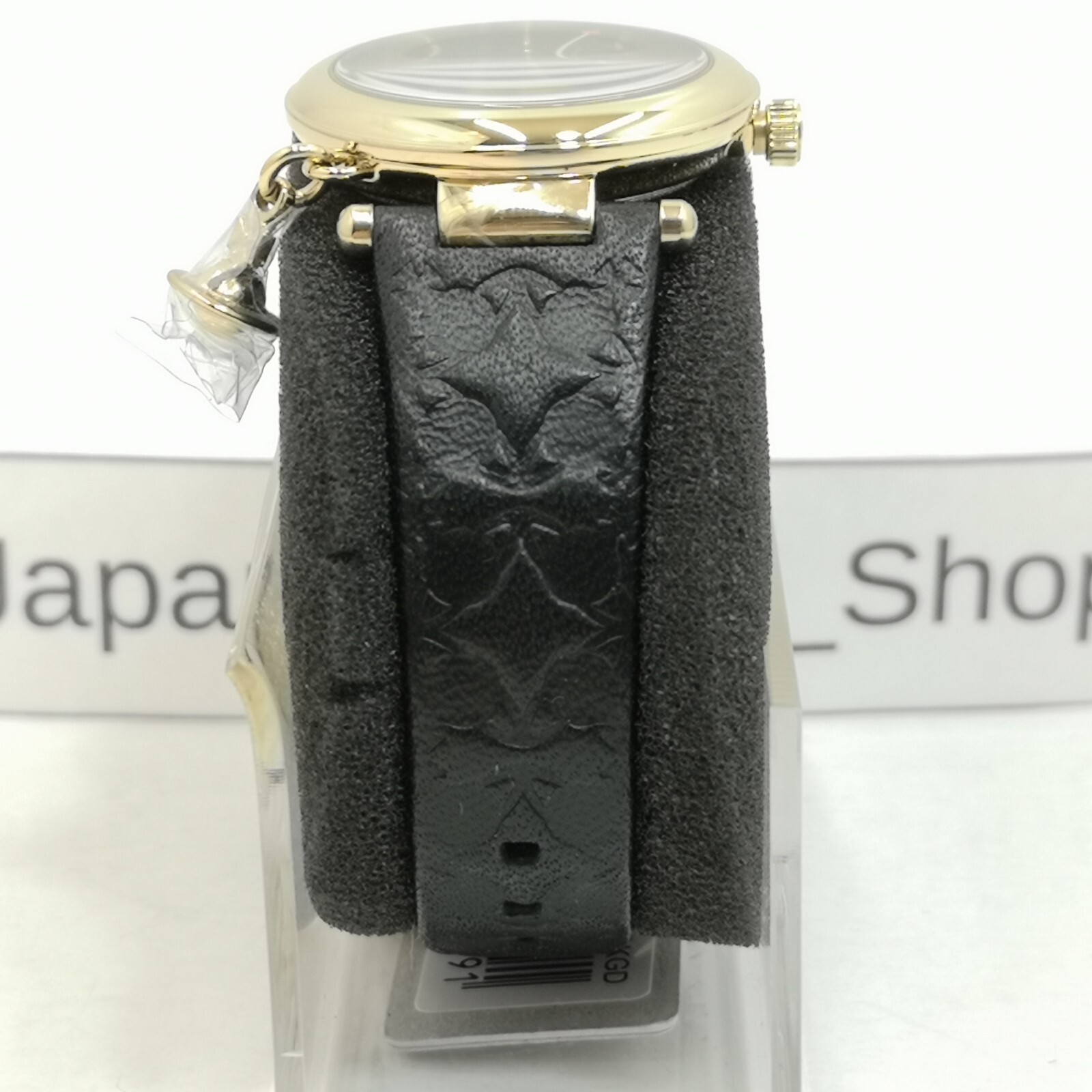 Vivienne Westwood VV006BKGD Black Leather Quartz Women’s Watch New in Box