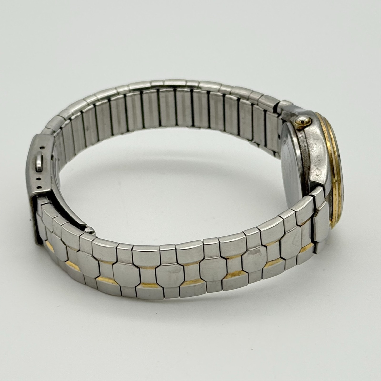 Women’s LORUS Classic Two-Tone Classic Flex Bracelet Watch, Quartz, Runs LR9990