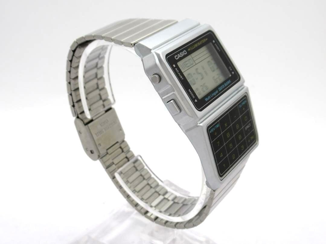 CASIO Data Bank DBC-611 Silver Retro Calculator Watch