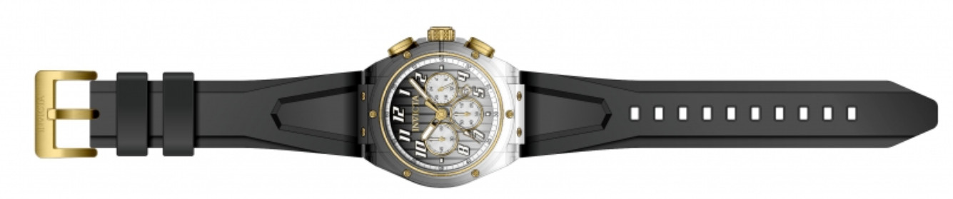 Invicta S1 Rally Prism Color Flip Men’s 44mm Gray Clear Case Chrono Watch 47352