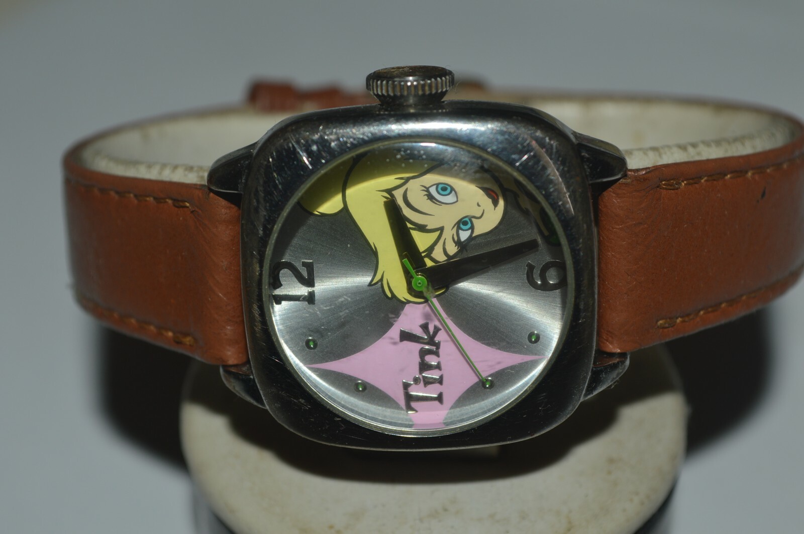 Tinkerbell Disney Watch Model MU1349 SIIO Quartz Unisex 30mm Vintage Works Fine