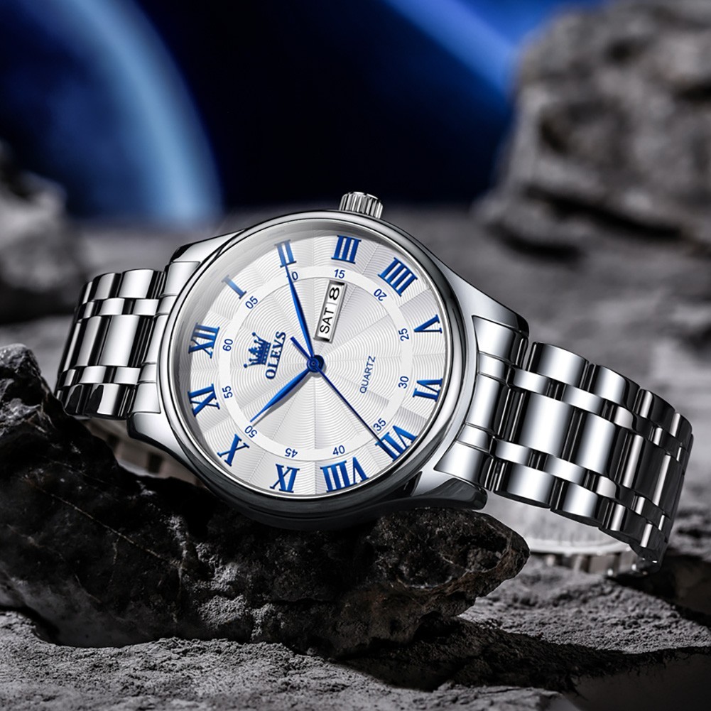 OLEVS Japan Movement Leisure Classics Night Light Ultra-Slim Quartz Watch 3663