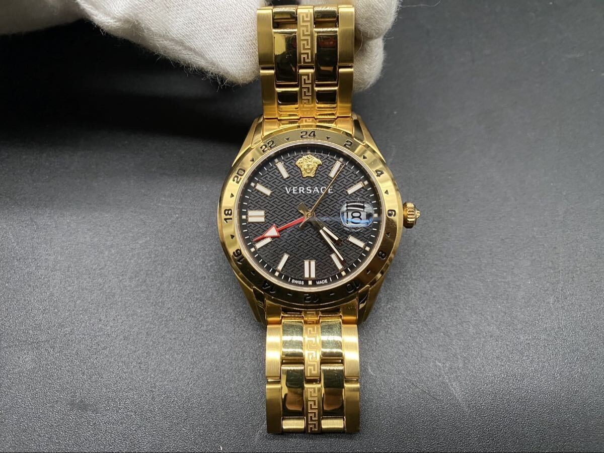 [B1Y] VERSACE Quartz Men’s Watch Greca Time VE7C23000 [p7q]