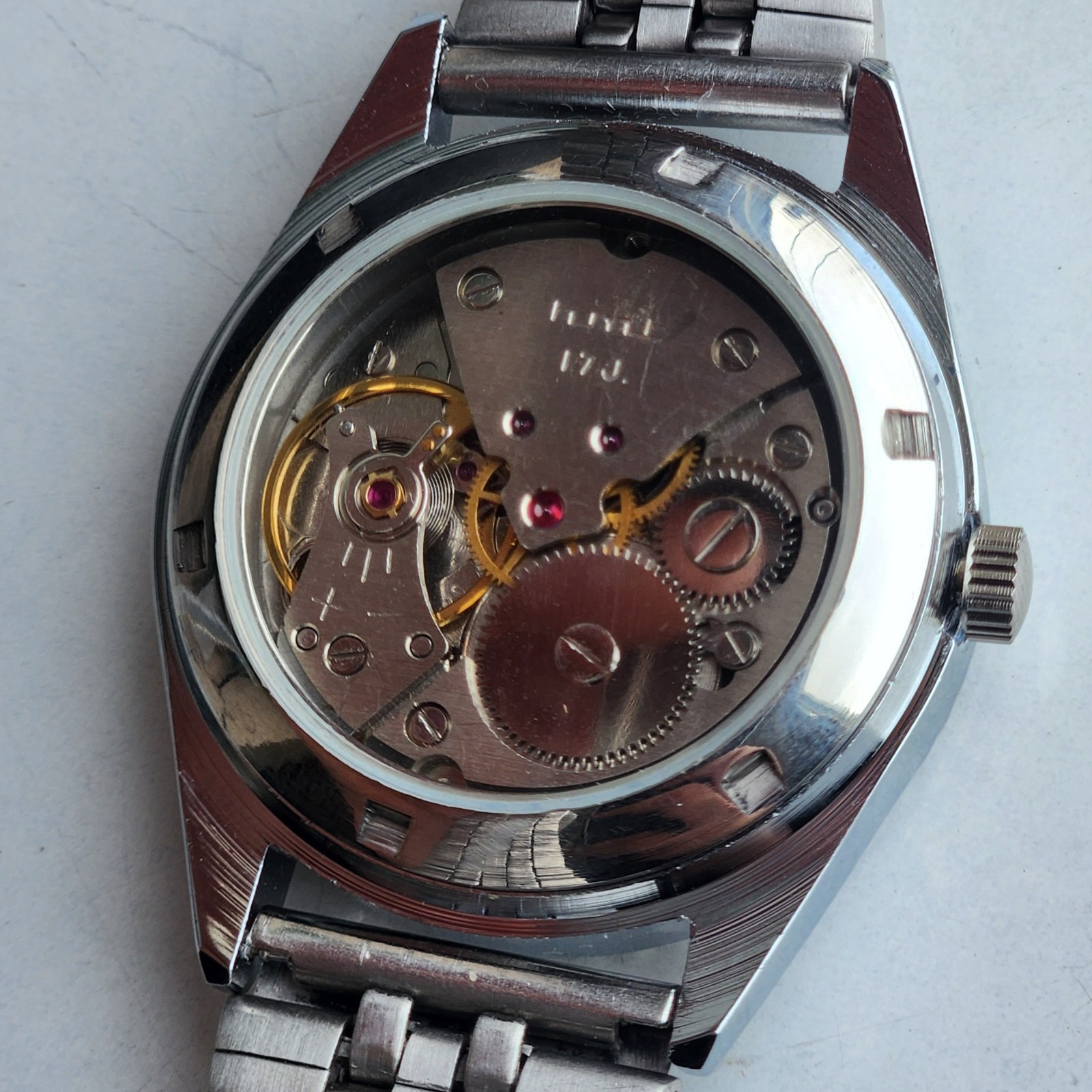 Vintage HMT Kohinoor Fluted Bezel Mechanical Hand Winding Wrist Watch A22