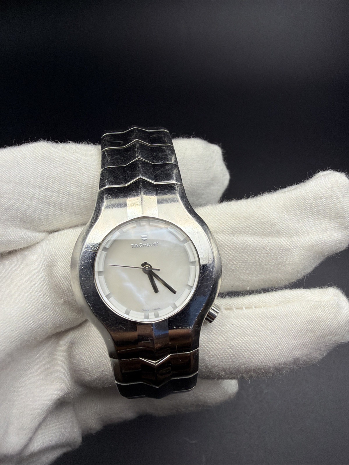 TAG Heuer Alter Ego 29mm MOP Dial Ref WP1314 SMALL WRIST Wristwatch STAINLESS