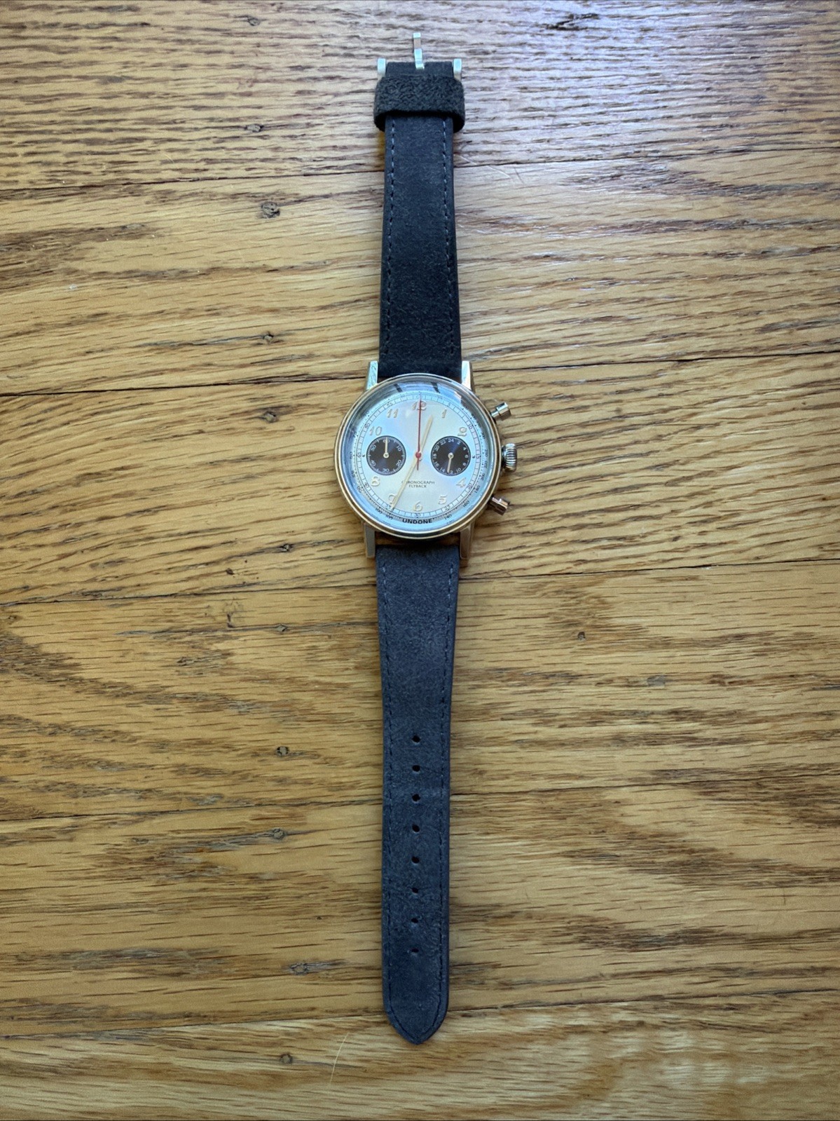 Undone Watch The Urban 316L, Grey Leather Band