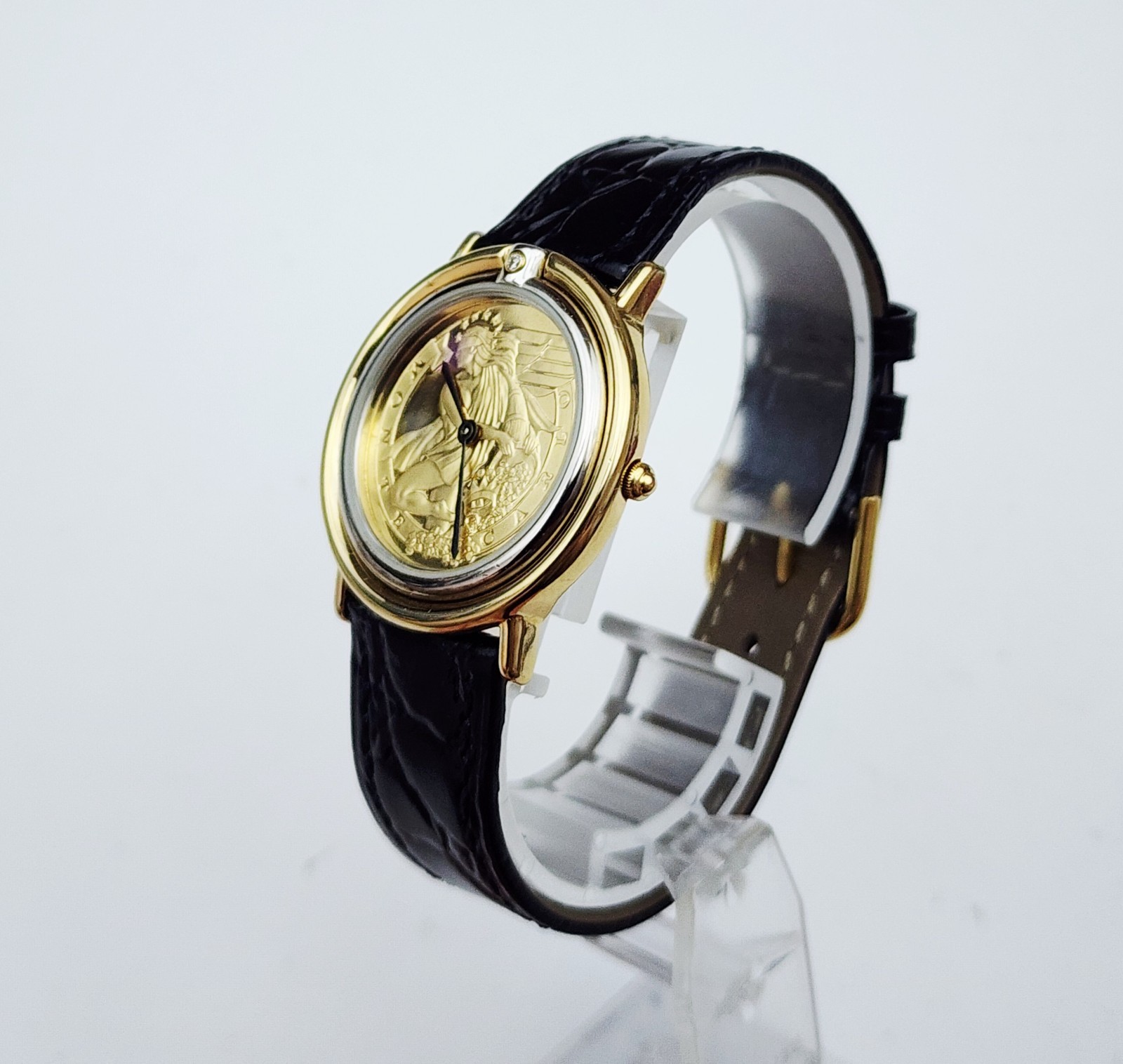 Unisex Vintage 1988 Watch THE FRANKLIN MINT “Monte Carlo”. 925 Dial. In BOX