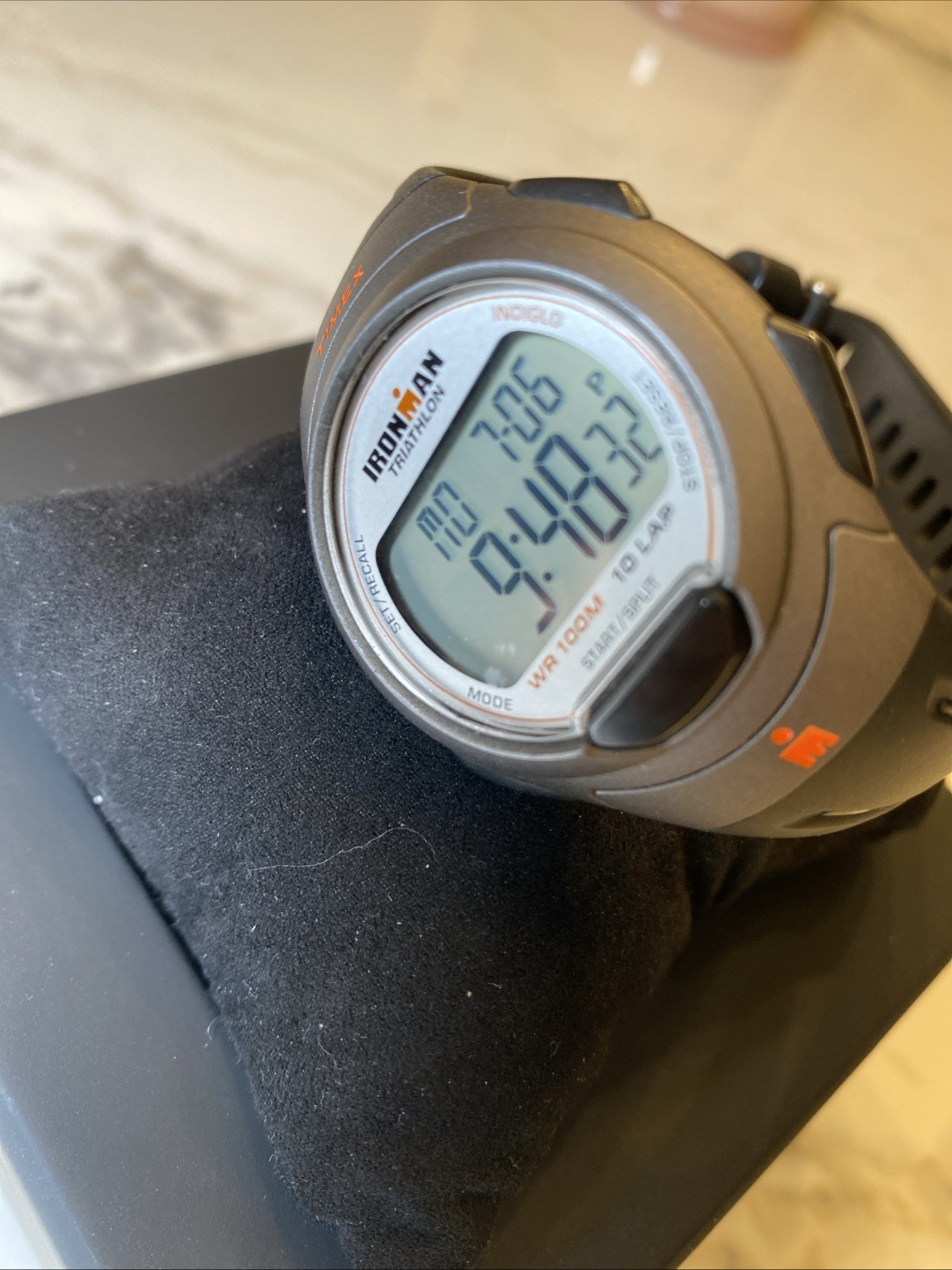 Timex Ironman Triathlon Watch Mens 40mm WR 100M 10 Lap Indiglo – Good Condition