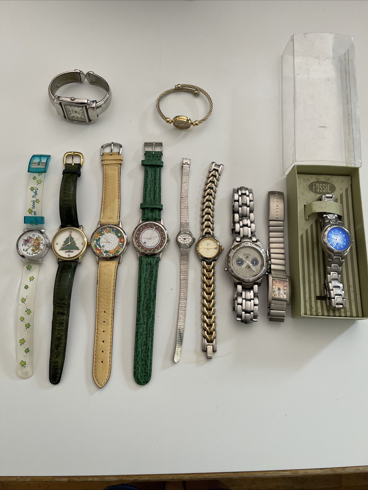 Bulk Watch Lot 11 Pieces Vintage & Modern Mixed Styles Casual Designer As-Is