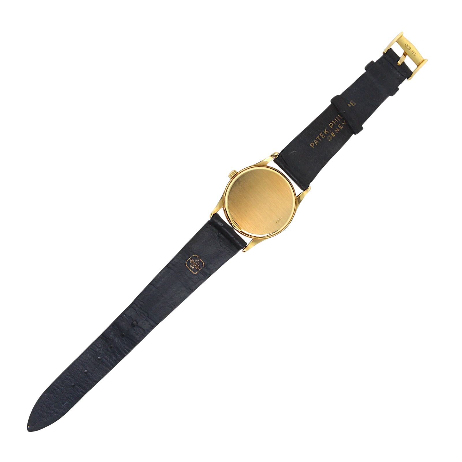 Patek Philippe Calatrava 31mm Clou De Paris Hobnail Bezel Manual Wind 18k Gold