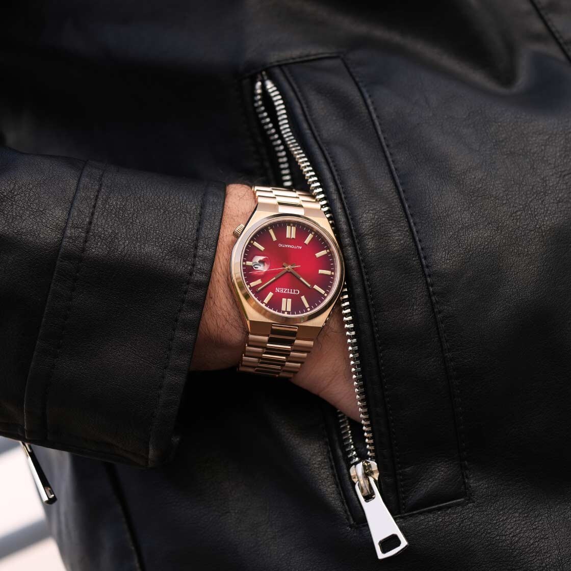 CITIZEN NJ0153-82X Automatic 5 bar TSUYOSA COLLECTION Rose gold *FREE SHIPPING*