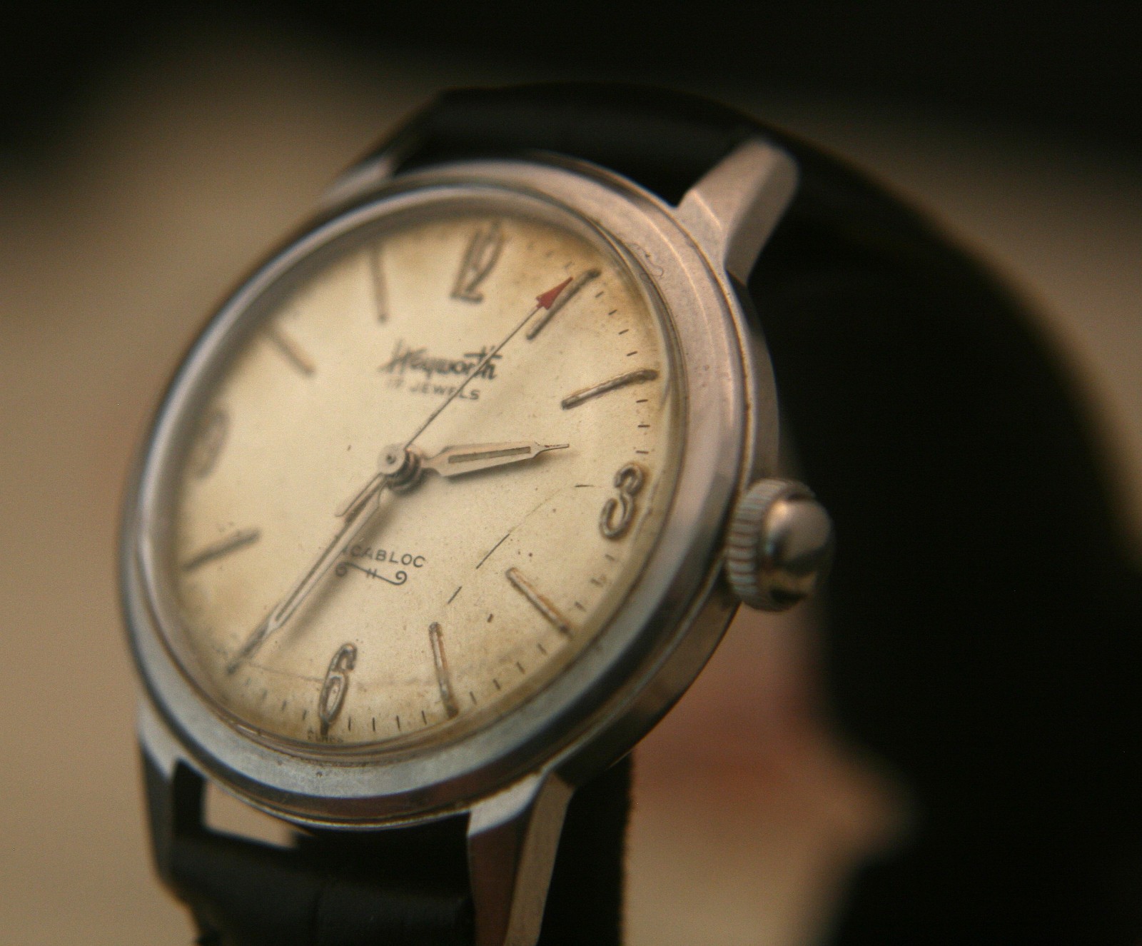 Men’s 1950’s vintage Heyworth 17 jewel Swiss incabloc wristwatch, running well
