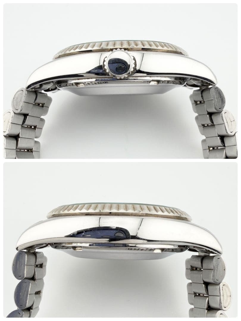 [EXC] Orient President Day-Date 46E701-91 Blue Dial Automatic Men’s – From JAPAN